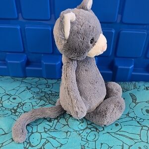 NWT - Jellycat Gray Bashful Kitten